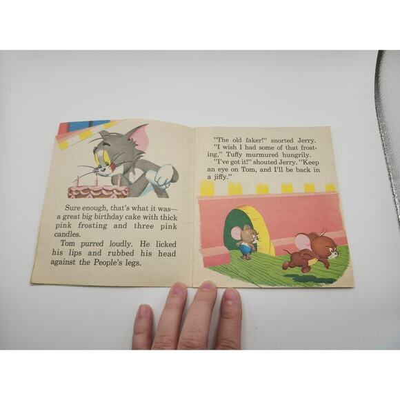MGM Tom and Jerry 1955 Whitman Weekly Reader Vintage Children’s Story Book - Picture 7 of 8